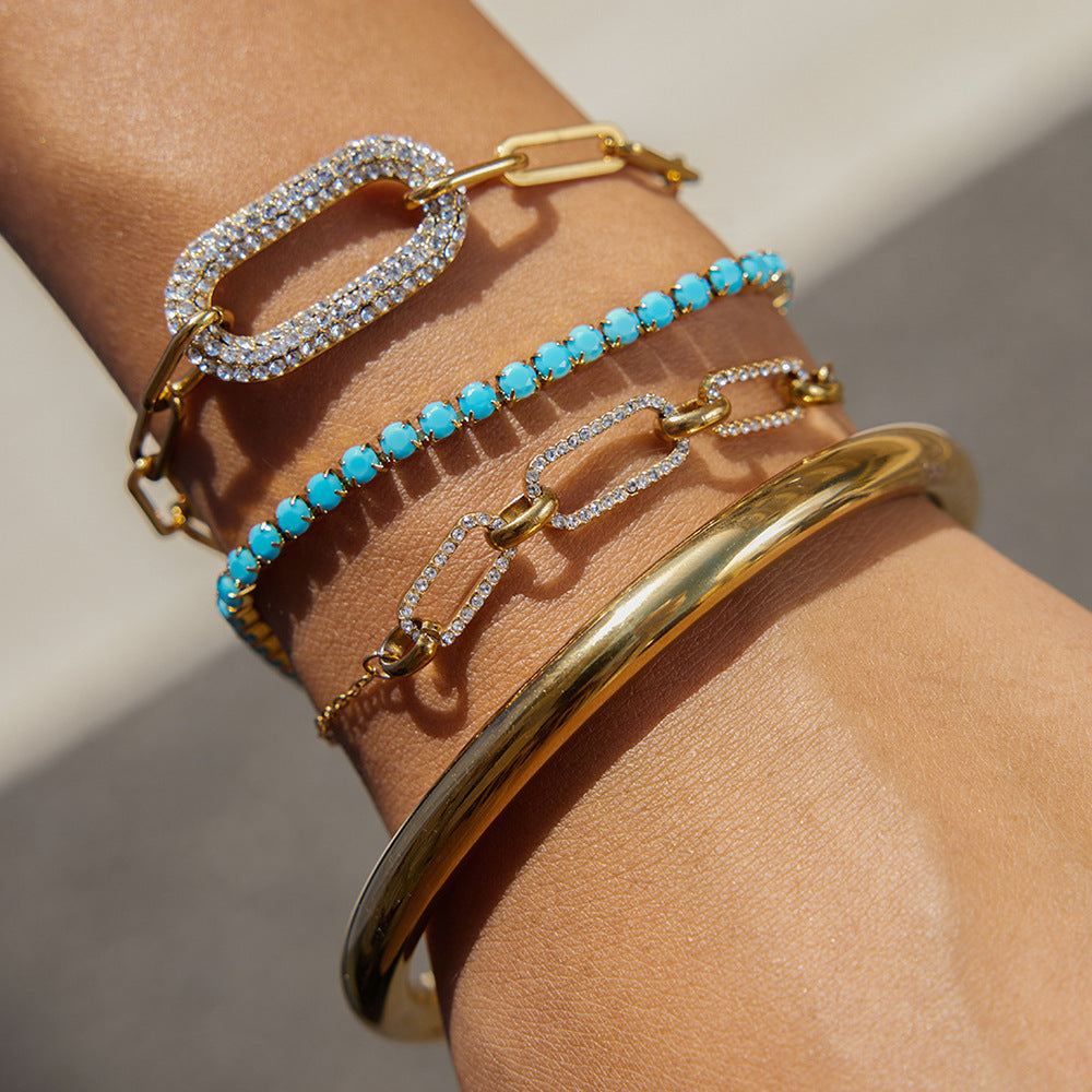Women’s Stainless Steel Bracelet Jewelry | Minimal | Everyday | Gift