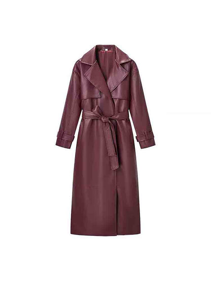 Women’s Leather Coat Outerwear | Chic | Stylish | Casual