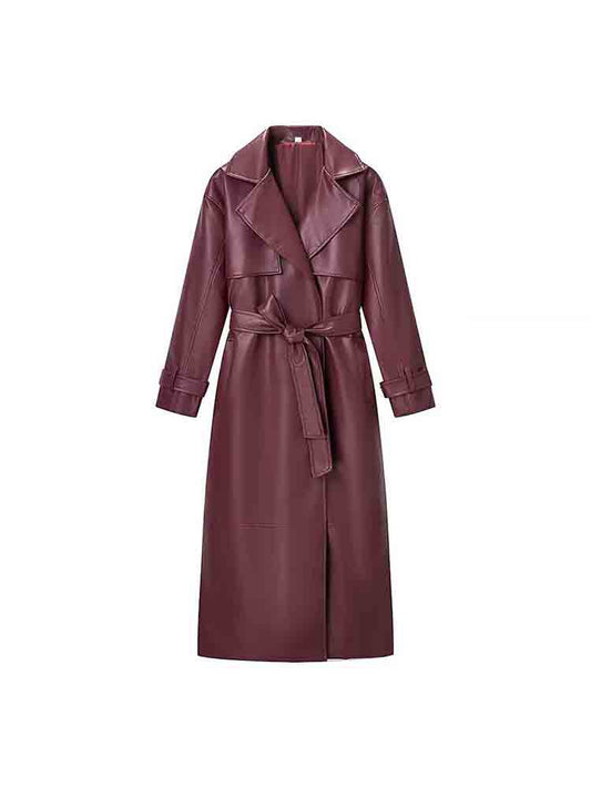 Women’s Leather Coat Outerwear | Chic | Stylish | Casual