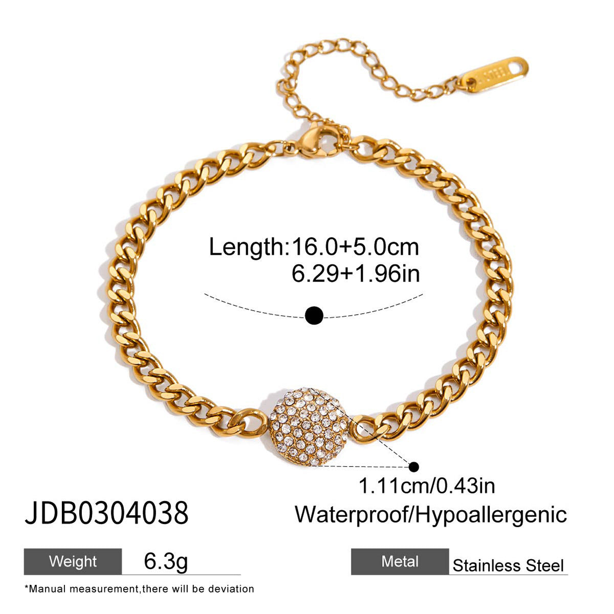 Women’s Stainless Steel Bracelet Jewelry | Minimal | Everyday | Gift