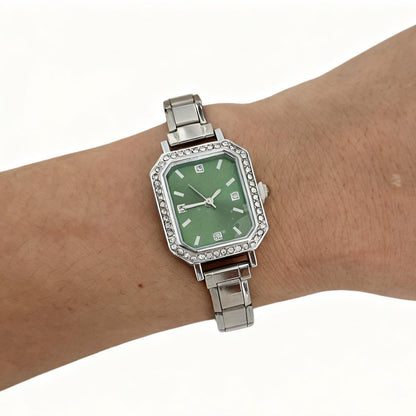 Women’s Square Diamond Look Quartz Watch | Stylish | Elegant | Customizable