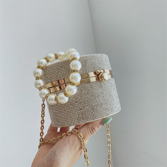 Women’s Pearl Bucket Mini Bag | Portable | Fashion | Chic