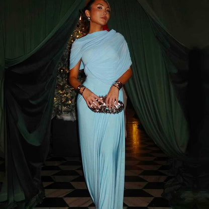 Women’s Pleated Maxi Dress | Elegant | Dinner | Evening