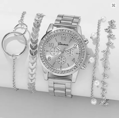 Women’s Quartz Watch Set | Elegant | Fashion | Gift