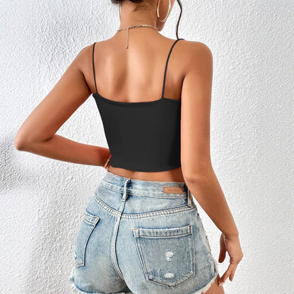 Women’s Camisole Layered Crop Top | Casual | Chic | Fashion