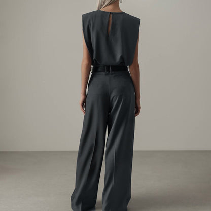 Women’s Elegant Set | Sleeveless | Casual | Chic
