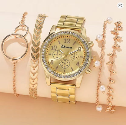 Women’s Quartz Watch Set | Elegant | Fashion | Gift