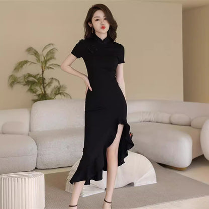Women’s Cheongsam Midi-Maxi Dress | Elegant | Traditional | Formal