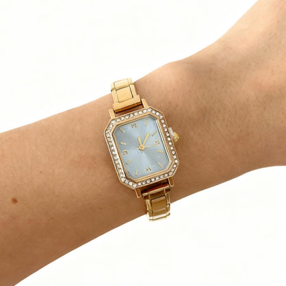 Women’s Square Diamond Look Quartz Watch | Stylish | Elegant | Customizable