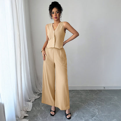 Women’s Sleeveless Wide Set | Casual | Elegant | Chic