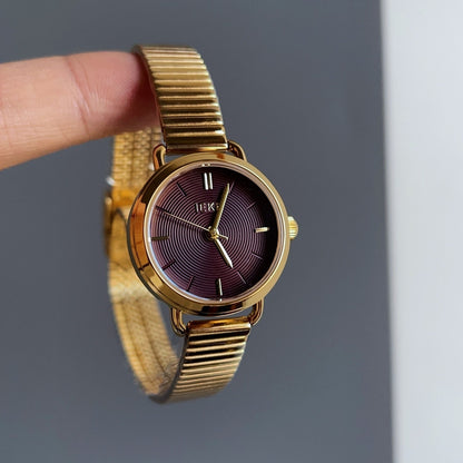 Women’s Retro Chain Quartz Watch | Ankela Red | Vintage | Elegant