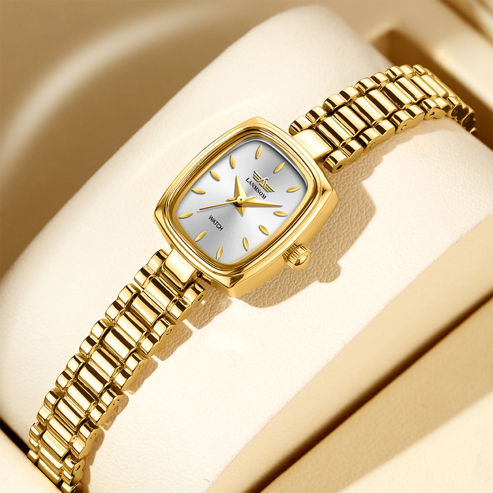 Women’s Petite Gold Quartz Watch | Vintage | Elegant | Minimal