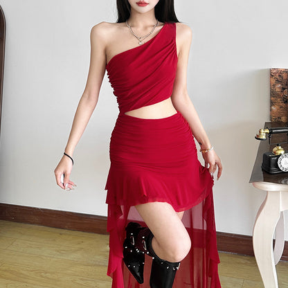 Women’s One Shoulder Mini Dress | Casual | Elegant | Summer