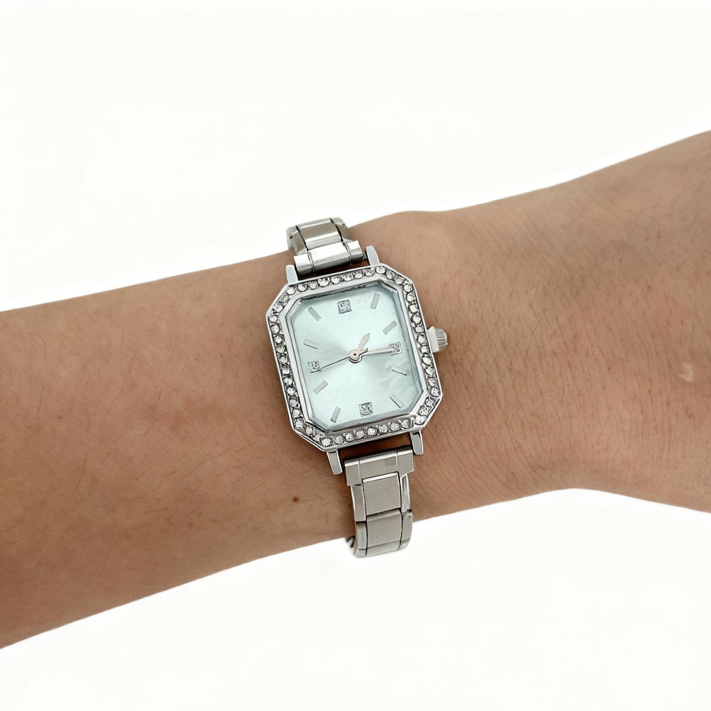 Women’s Square Diamond Look Quartz Watch | Stylish | Elegant | Customizable